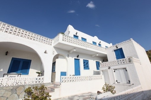 Mina Beach Hotel, Mykonos Adas, Yunanistan