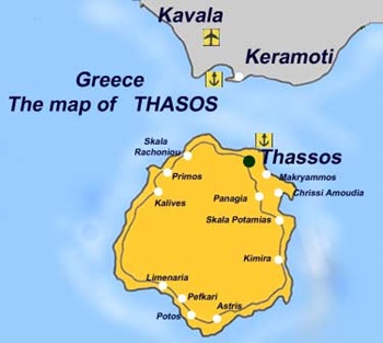 Thassos Adas Harita